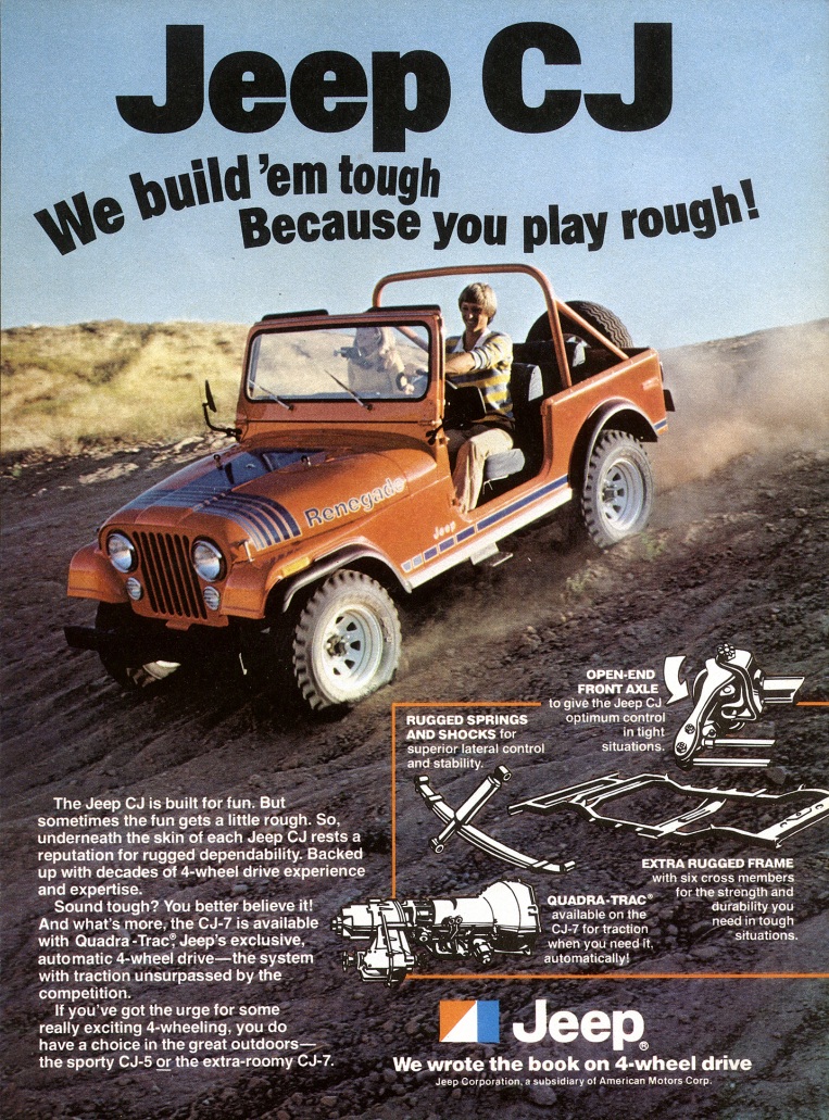 1979 Jeep Auto Advertising